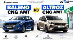 2026 Maruti Suzuki Baleno CNG AMT vs Tata Altroz CNG AMT